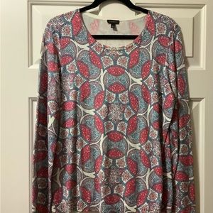 TALBOTS - Crewneck Sweater - Zestful Floral